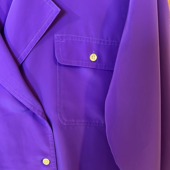 VINTAGE Purple Blouse - Picture 5 of 10
